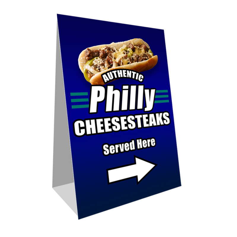 Philly Cheesesteaks Economy A-Frame Sign