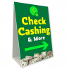 Check Cashing Economy A-Frame Sign