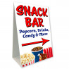 Snack Bar Economy A-Frame Sign