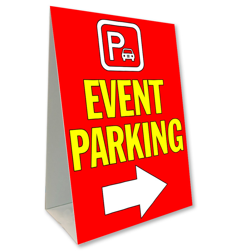 Event Parking Economy A-Frame Sign