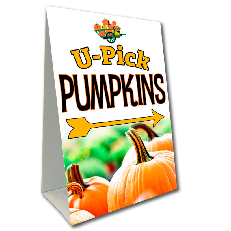 U-Pick Pumpkins Economy A-Frame Sign