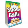 Snowballs Economy A-Frame Sign