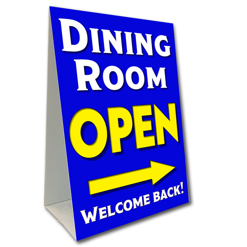 Dining Room Open Economy A-Frame Sign