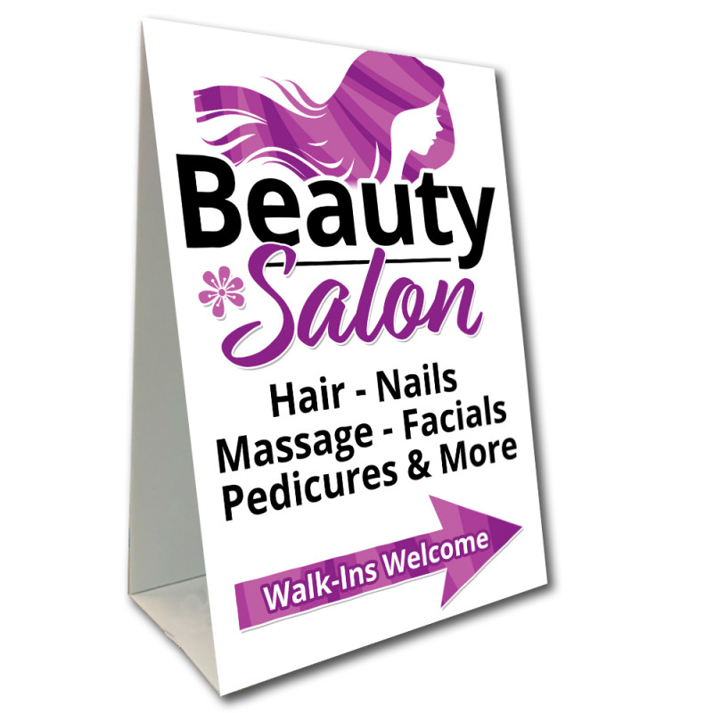 Beauty Salon Economy A-Frame Sign