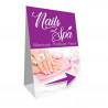 Nails and Spa Economy A-Frame Sign