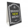 Brand New Menu Economy A-Frame Sign