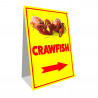 Crawfish (Arrow) Economy A-Frame Sign
