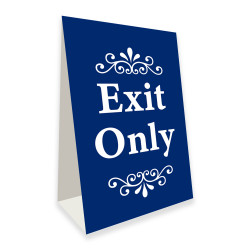 Exit Only Economy A-Frame Sign
