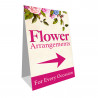 Flower Arrangements Economy A-Frame Sign