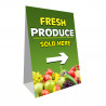 Fresh Produce Economy A-Frame Sign