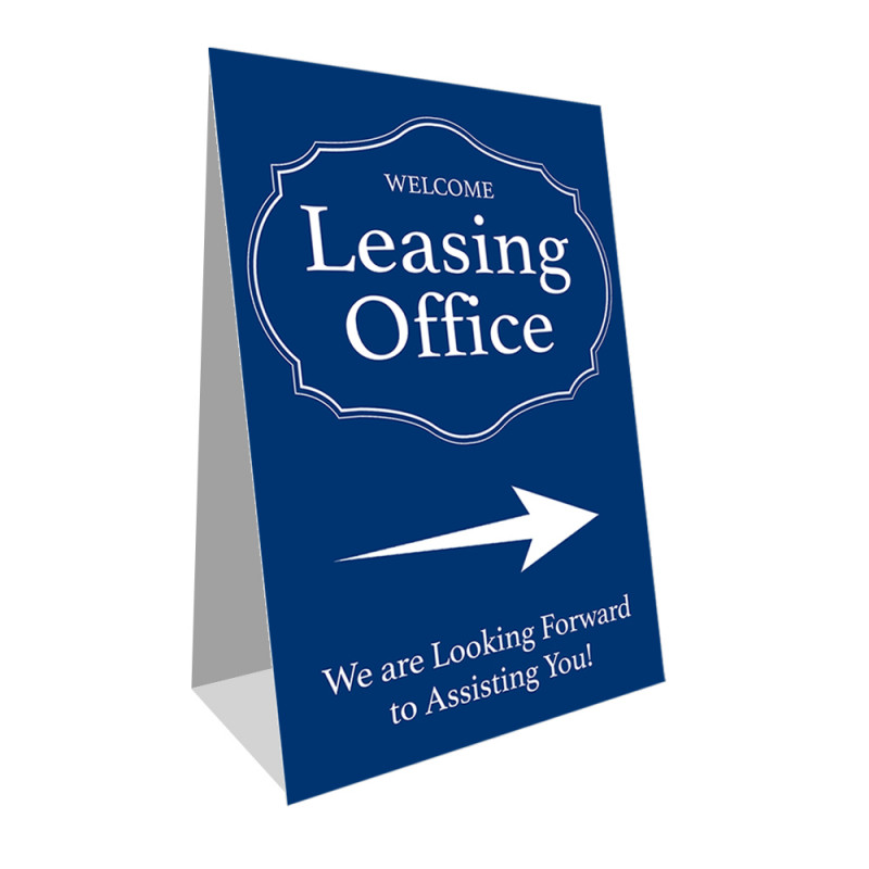 Leasing Office Arrow Economy A-Frame Sign