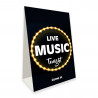 Live Music Economy A-Frame Sign