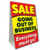 Going Out Of Business Sale Economy A-Frame Sign
