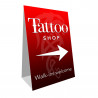 Tattoo Shop Economy A-Frame Sign