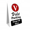 Valet Parking Drop off  Economy A-Frame Sign