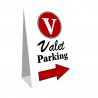 Valet Parking Economy A-Frame Sign