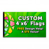 Custom 4' x 6' Horizontal Flag