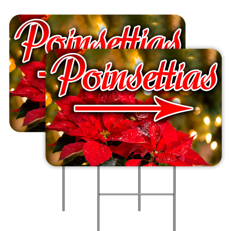 POINSETTIAS FOR SALE Advertising Vinyl Banner Flag Sign Many Sizes Available USA 