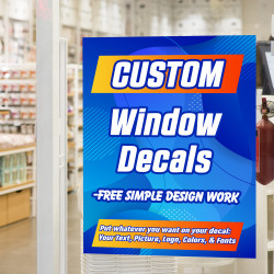 Custom Window Decal (Size...