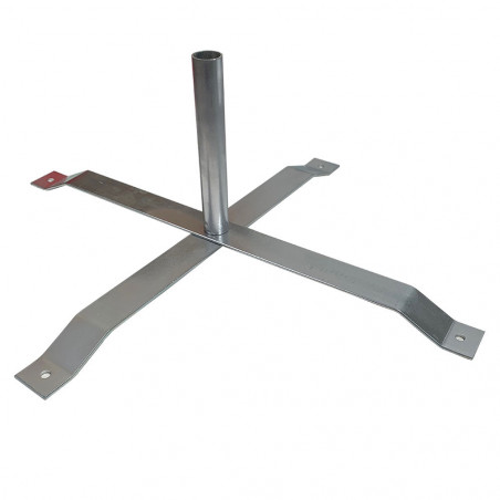 Cross-Mount or X-Stand Base Mount (Hybrid or Aluminum Poles)