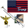 Trump USA Flag Premium 3x5 foot Flag OR Optional Flag with Mounting Kit