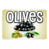 Olives 12 Pack Yard Signs - Each Sign is 24" x 16" Single-Sided and Comes with Metal Stake Made in The USA