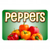 Peppers 12 Pack Yard Signs - Each Sign is 24" x 16" Single-Sided and Comes with Metal Stake Made in The USA