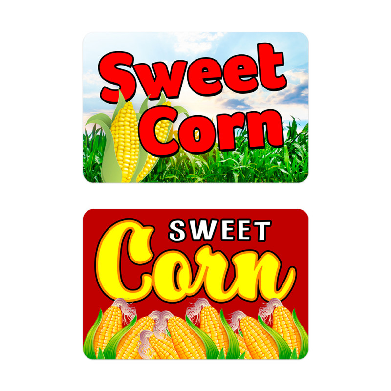 Sweet Corn 12 Pack Yard Signs - Each Sign is 24