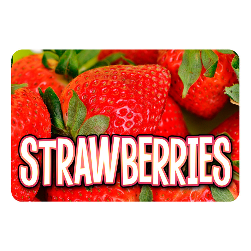 Strawberries 12 Pack Yard Signs - Each Sign is 24