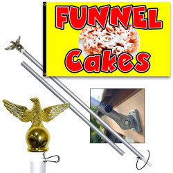 Funnel Cakes 3x5 Premium Polyester Flag (Made in The USA)