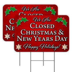 Closed Christmas & New...