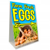 Farm Fresh Eggs Economy A-Frame Sign