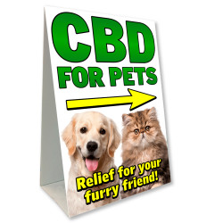 CBD For Pets Economy A-Frame Sign