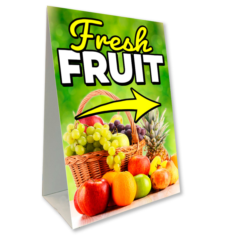 Fresh Fruit Economy A-Frame Sign