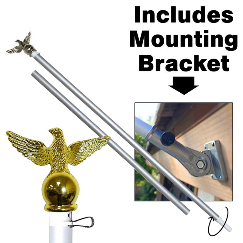 6ft Spinning Stabilizer Pole with Adjustable Bracket