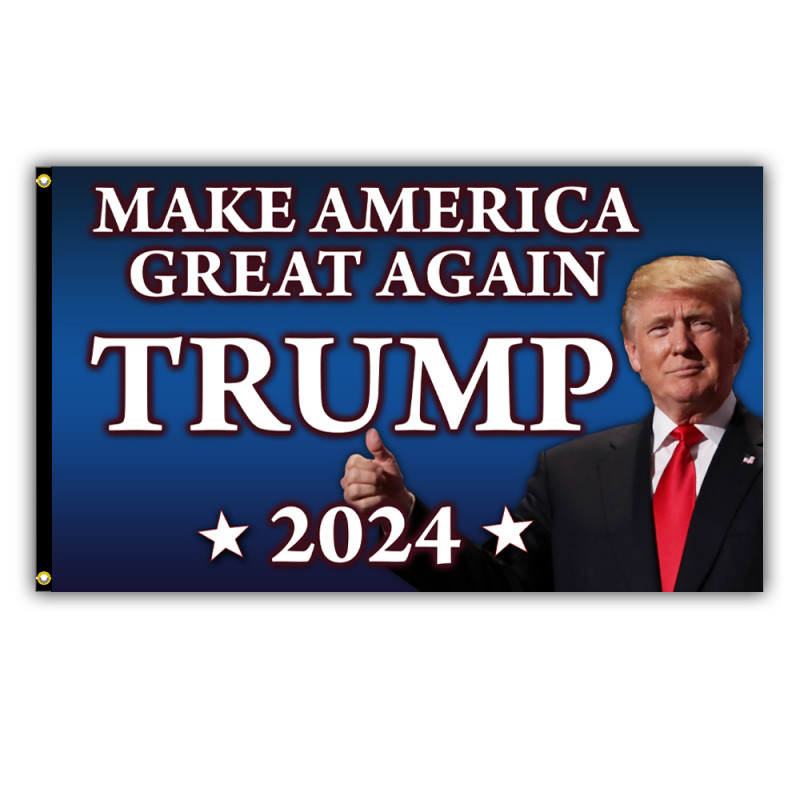 Trump 2024 MAGA Premium 3x5 foot Flag OR Optional Flag with Mounting Kit