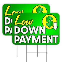LOW DOWN PAYMENT 2 Pack...