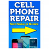 Cell Phone Repair Economy A-Frame Sign 24" Wide by 36" Tall (Made in The USA)