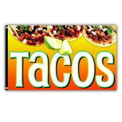 Tacos Premium 3x5 foot Flag...