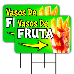 Vasos De Fruta 2 Pack...