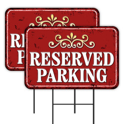 RESERVED PARKING 2 Pack...