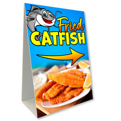 Fried Catfish Economy A-Frame Sign