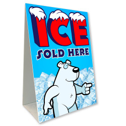 ICE Sold Here Economy A-Frame Sign