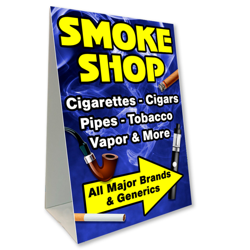 Smoke Shop Economy A-Frame Sign