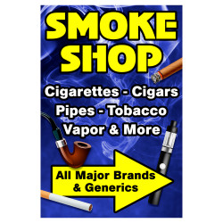 Smoke Shop Economy A-Frame Sign