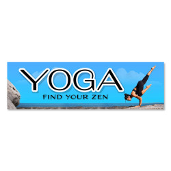 Yoga Vinyl Banner with Optional Sizes (Made in the USA)