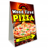 Wood Fired Pizza Economy A-Frame Sign