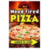 Wood Fired Pizza Economy A-Frame Sign