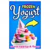 Frozen Yogurt Economy A-Frame Sign