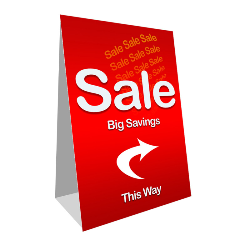 Sale Economy A-Frame Sign